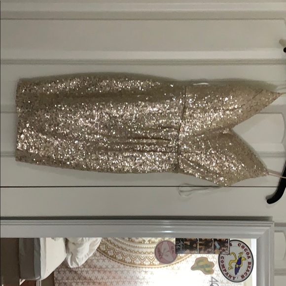 Sequence rose gold homecoming dress - Picture 2 of 2